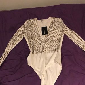 Studded bodysuit